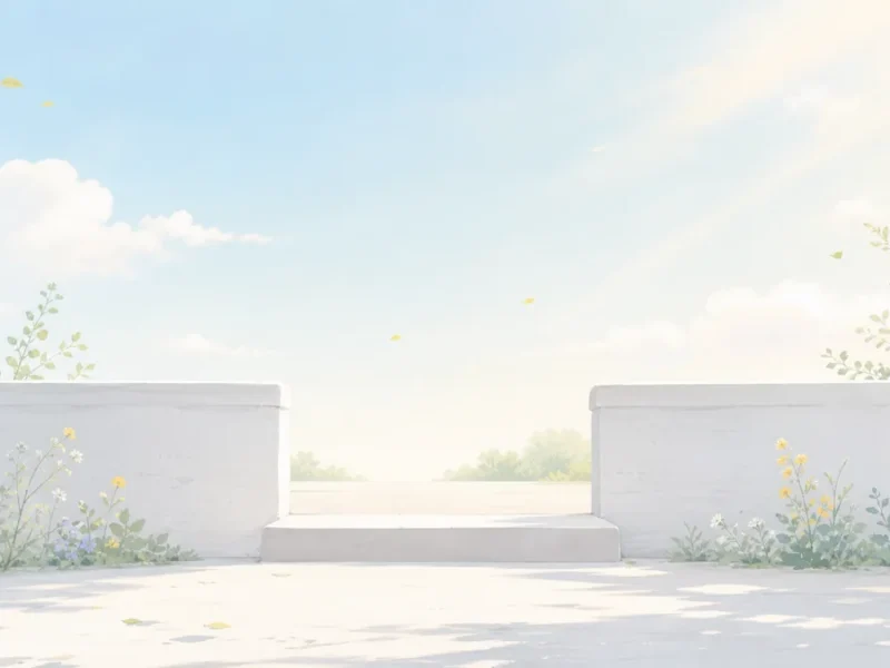 目の前の壁が取り払われている風景
